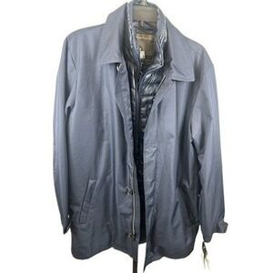 Rainforest Men's Size Medium‎ 3-in-1 Blue System Jacket Coat Zip-Out Heated Vest